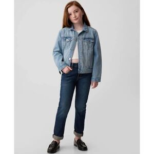 GAP Kids regular Girlfriend dark‎ wash jeans size 12
